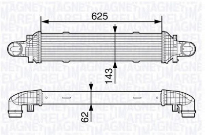 MAGNETI MARELLI 351319203350 -  Интеркулер